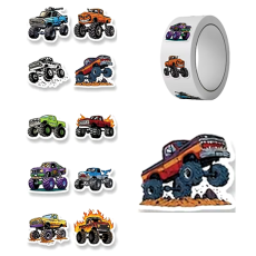 Monster Truck Vinyl Stickers 